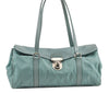 Authentic PRADA Nylon Tessuto Leather Shoulder Hand Bag Purse Light Blue 9066F