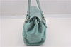 Authentic PRADA Nylon Tessuto Leather Shoulder Hand Bag Purse Light Blue 9066F
