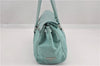 Authentic PRADA Nylon Tessuto Leather Shoulder Hand Bag Purse Light Blue 9066F
