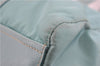 Authentic PRADA Nylon Tessuto Leather Shoulder Hand Bag Purse Light Blue 9066F