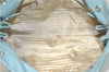 Authentic PRADA Nylon Tessuto Leather Shoulder Hand Bag Purse Light Blue 9066F