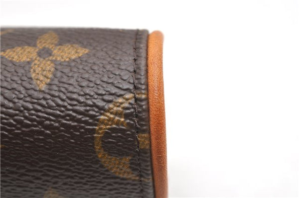 Authentic Louis Vuitton Monogram Pochette Twin GM Shoulder Bag M51852 LV 9068F