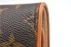 Authentic Louis Vuitton Monogram Pochette Twin GM Shoulder Bag M51852 LV 9068F