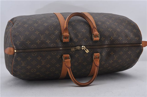 Authentic Louis Vuitton Monogram Keepall 55 Travel Boston Bag M41424 LV 9069D