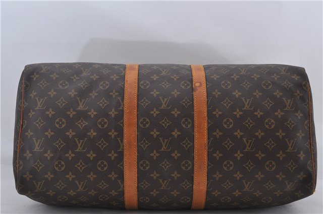 Authentic Louis Vuitton Monogram Keepall 55 Travel Boston Bag M41424 LV 9069D