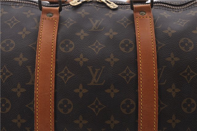 Authentic Louis Vuitton Monogram Keepall 55 Travel Boston Bag M41424 LV 9069D