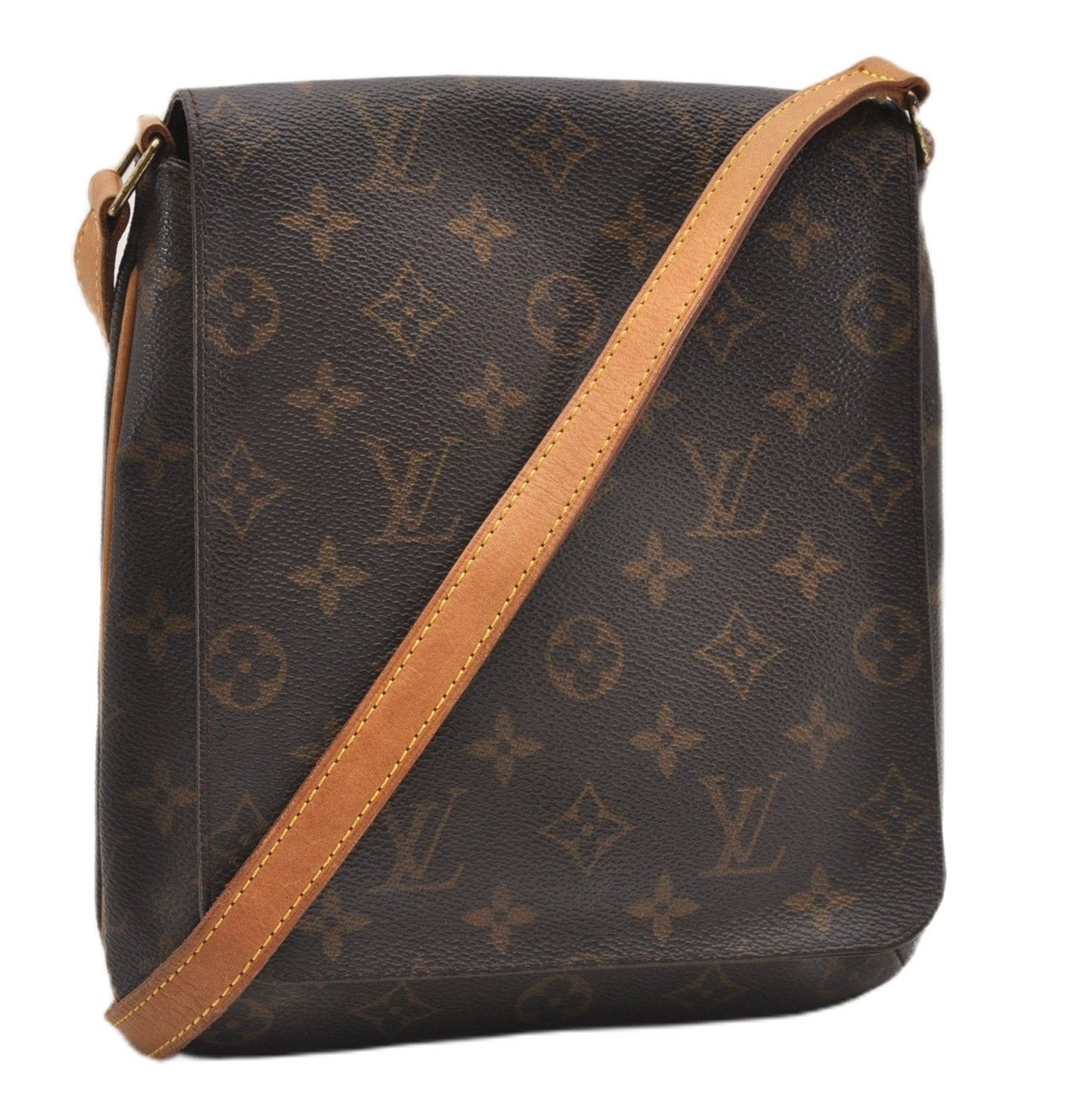 Authentic Louis Vuitton Monogram Musette Salsa Shoulder Bag LV 9074F