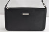 Authentic BURBERRY Vintage Leather Shoulder Hand Bag Purse Black 9075F