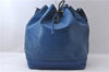 Authentic Louis Vuitton Epi Noe Blue Shoulder Bag M44005 LV 9077C
