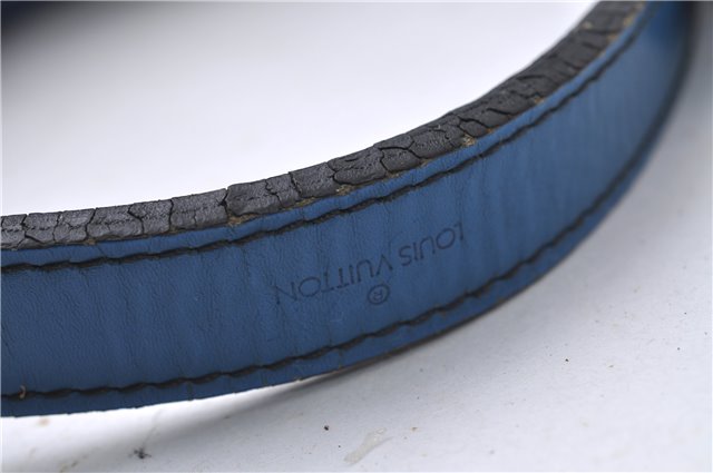 Authentic Louis Vuitton Epi Noe Blue Shoulder Bag M44005 LV 9077C