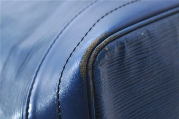 Authentic Louis Vuitton Epi Noe Blue Shoulder Bag M44005 LV 9077C