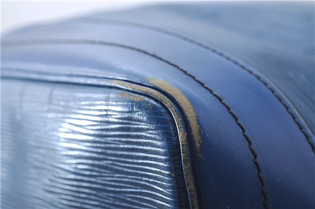 Authentic Louis Vuitton Epi Noe Blue Shoulder Bag M44005 LV 9077C