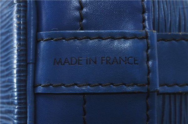 Authentic Louis Vuitton Epi Noe Blue Shoulder Bag M44005 LV 9077C