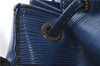 Authentic Louis Vuitton Epi Noe Blue Shoulder Bag M44005 LV 9077C