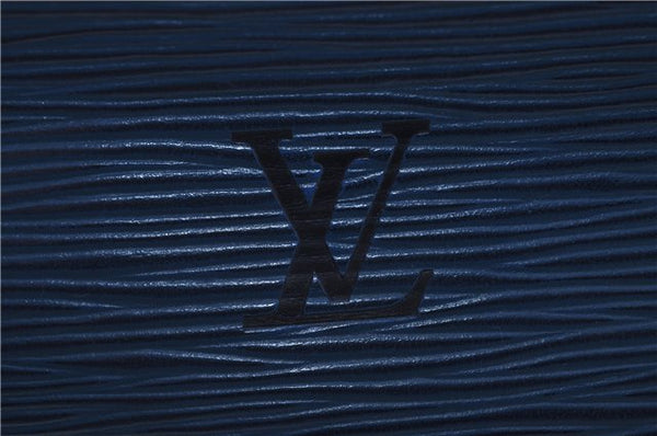 Authentic Louis Vuitton Epi Noe Blue Shoulder Bag M44005 LV 9077C