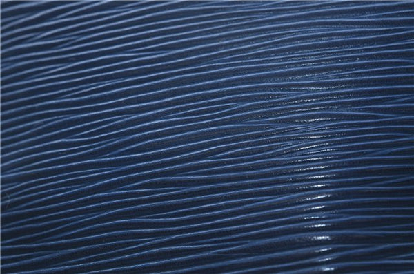 Authentic Louis Vuitton Epi Noe Blue Shoulder Bag M44005 LV 9077C