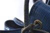 Authentic Louis Vuitton Epi Noe Blue Shoulder Bag M44005 LV 9077C