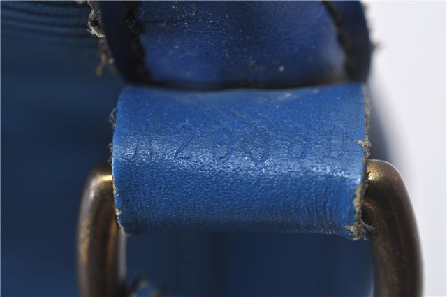 Authentic Louis Vuitton Epi Noe Blue Shoulder Bag M44005 LV 9077C