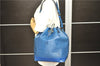 Authentic Louis Vuitton Epi Noe Blue Shoulder Bag M44005 LV 9077C