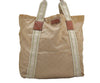Authentic GUCCI Shoulder Tote Bag GG Nylon Leather 189669 Beige Brown 9077D