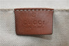 Authentic GUCCI Shoulder Tote Bag GG Nylon Leather 189669 Beige Brown 9077D