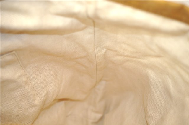 Authentic GUCCI Shoulder Tote Bag GG Nylon Leather 189669 Beige Brown 9077D