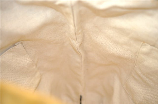 Authentic GUCCI Shoulder Tote Bag GG Nylon Leather 189669 Beige Brown 9077D