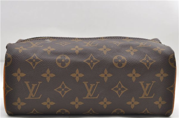 Authentic Louis Vuitton Monogram Trousse Patte Pression Pouch M47636 LV 9078D
