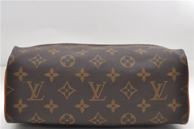 Authentic Louis Vuitton Monogram Trousse Patte Pression Pouch M47636 LV 9078D