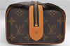 Authentic Louis Vuitton Monogram Trousse Patte Pression Pouch M47636 LV 9078D