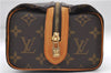 Authentic Louis Vuitton Monogram Trousse Patte Pression Pouch M47636 LV 9078D