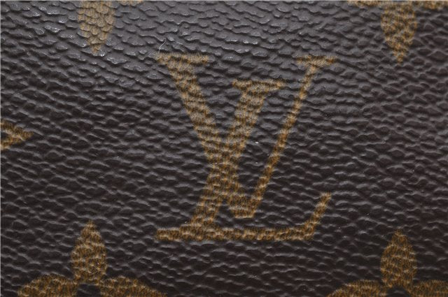 Authentic Louis Vuitton Monogram Trousse Patte Pression Pouch M47636 LV 9078D