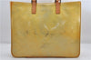 Authentic Louis Vuitton Vernis Columbus Shoulder Tote Bag Yellow M91028 LV 9079D