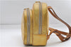 Authentic Louis Vuitton Vernis Murray Backpack Yellow M91038 LV 9080D