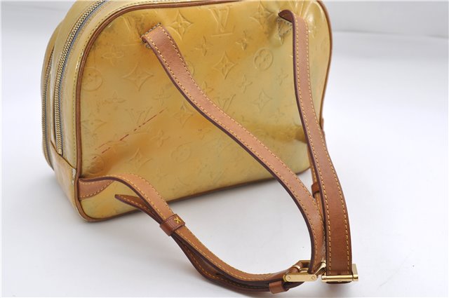 Authentic Louis Vuitton Vernis Murray Backpack Yellow M91038 LV 9080D