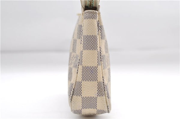 Authentic Louis Vuitton Damier Azur Pochette Accessoires Pouch N51986 LV 9081D