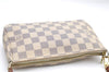 Authentic Louis Vuitton Damier Azur Pochette Accessoires Pouch N51986 LV 9081D