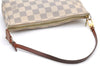 Authentic Louis Vuitton Damier Azur Pochette Accessoires Pouch N51986 LV 9081D