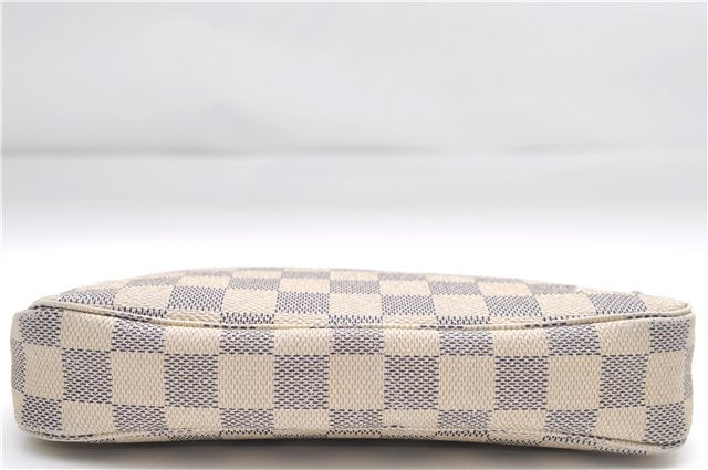Authentic Louis Vuitton Damier Azur Pochette Accessoires Pouch N51986 LV 9081D