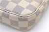 Authentic Louis Vuitton Damier Azur Pochette Accessoires Pouch N51986 LV 9081D