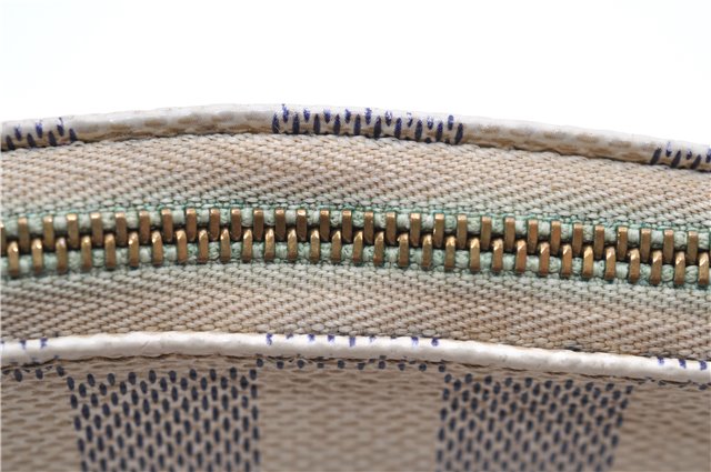 Authentic Louis Vuitton Damier Azur Pochette Accessoires Pouch N51986 LV 9081D