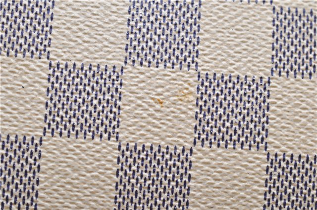 Authentic Louis Vuitton Damier Azur Pochette Accessoires Pouch N51986 LV 9081D