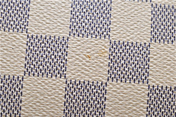 Authentic Louis Vuitton Damier Azur Pochette Accessoires Pouch N51986 LV 9081D