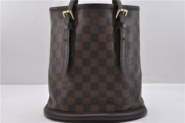 Authentic Louis Vuitton Damier Marais Bucket Shoulder Bag N42240 LV 9083C