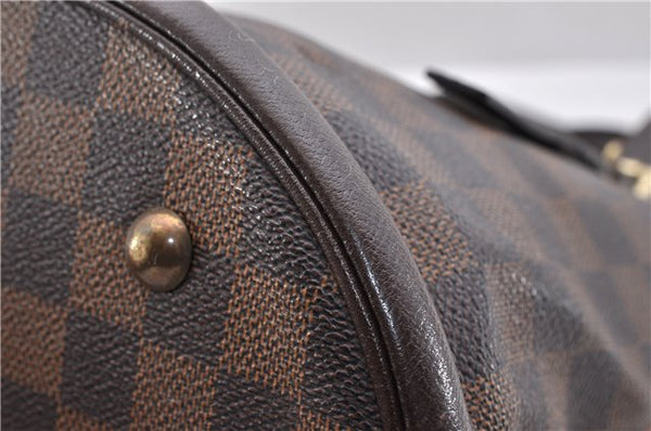 Authentic Louis Vuitton Damier Marais Bucket Shoulder Bag N42240 LV 9083C