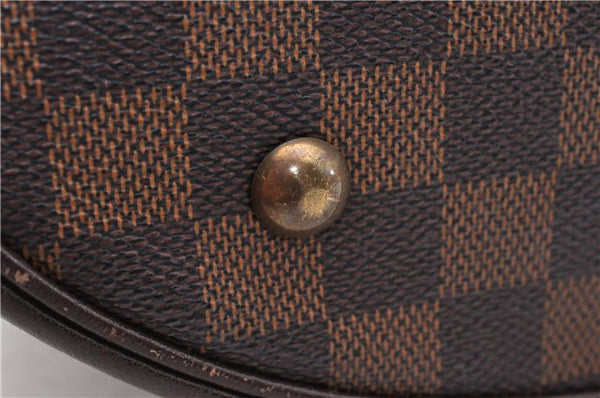 Authentic Louis Vuitton Damier Marais Bucket Shoulder Bag N42240 LV 9083C