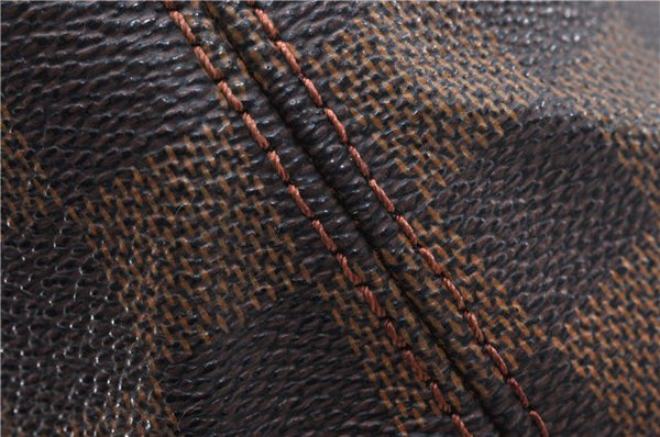 Authentic Louis Vuitton Damier Marais Bucket Shoulder Bag N42240 LV 9083C