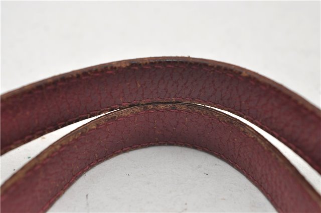 Authentic GUCCI Eclipse Hand Bag Purse GG Canvas Leather 120844 Beige Pink 9083D