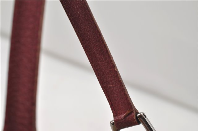 Authentic GUCCI Eclipse Hand Bag Purse GG Canvas Leather 120844 Beige Pink 9083D