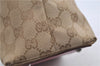 Authentic GUCCI Eclipse Hand Bag Purse GG Canvas Leather 120844 Beige Pink 9083D
